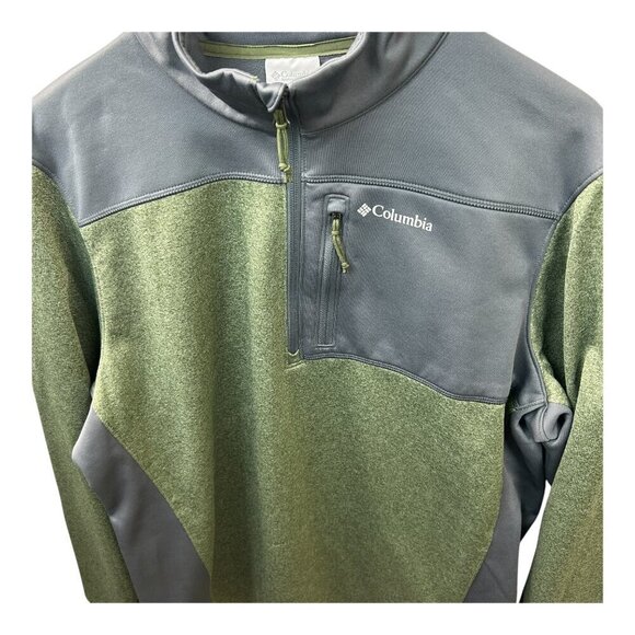 Columbia Other - Men’s Columbia Heather Green & Gray 1/4 Zip Pullover | Size L